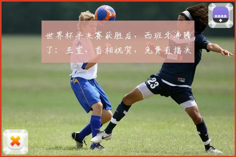 世界杯半决赛获胜后,西班牙沸腾了:王室、首相祝贺,免费直播决赛!